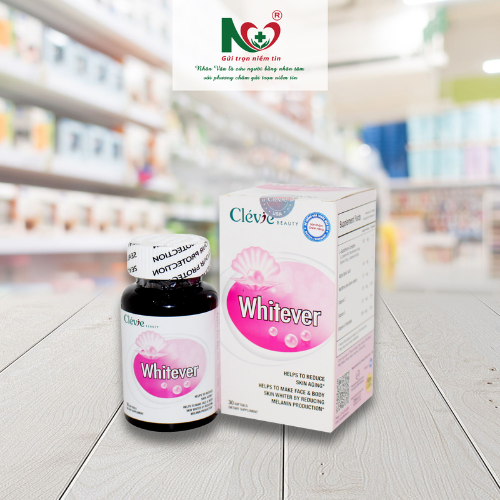 Picture of WHITEVER – HỖ TRỢ LÀM CHẬM QUÁ TRÌNH LÃO HÓA DA, GIÚP DA TRẮNG SÁNG