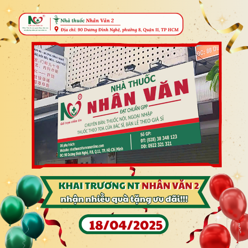 Picture for blog post KHAI TRƯƠNG NHÀ THUỐC NHÂN VĂN 2 - ĐỊA ĐIỂM CHĂM SÓC SỨC KHỎE UY TÍN TẠI QUẬN 11