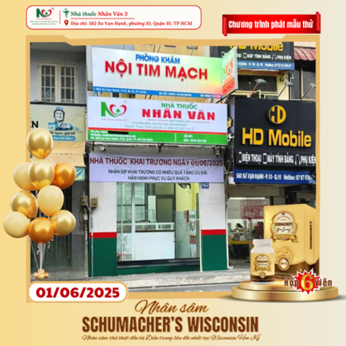 Picture for blog post CHƯƠNG TRÌNH PHÁT MẪU THỬ NHÂN SÂM MỸ MIỄN PHÍ – DUY NHẤT TẠI NHÀ THUỐC NHÂN VĂN 3!