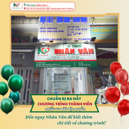 Picture for blog post RA MẮT THẺ THÀNH VIÊN HỆ THỐNG NHÀ THUỐC NHÂN VĂN – ƯU ĐÃI ĐỘC QUYỀN ĐANG CHỜ BẠN 