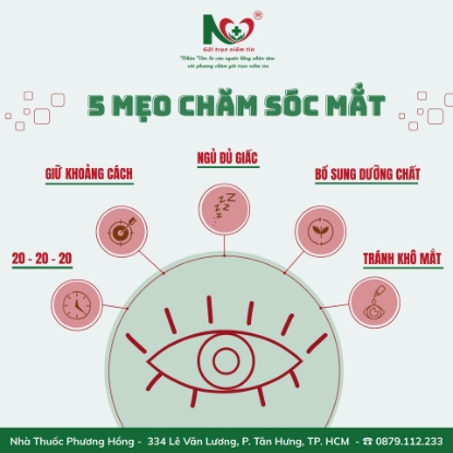 Picture for blog post Bảo Vệ Đôi Mắt Sáng Khỏe Trong Kỷ Nguyên Số: 5 Mẹo Chăm Sóc Mắt Từ Dược Sĩ 👁️✨ 