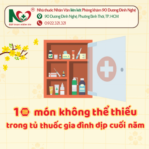 Picture for blog post 🧰 10 MÓN KHÔNG THỂ THIẾU TRONG TỦ THUỐC GIA ĐÌNH DỊP CUỐI NĂM 💊