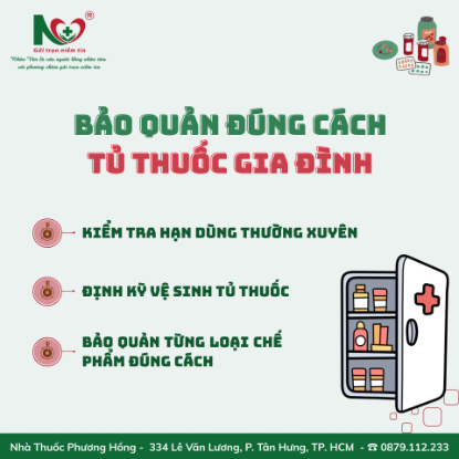 Picture for blog post 📘 CÙNG HỆ THỐNG NHÀ THUỐC NHÂN VĂN BẢO QUẢN ĐÚNG CÁCH TỦ THUỐC GIA ĐÌNH 📘