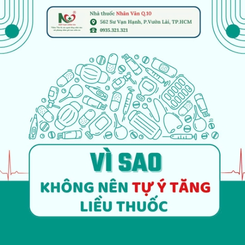 Picture for blog post Vì sao không nên tự ý tăng liều thuốc?