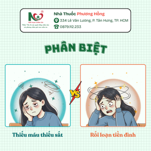 Picture for blog post PHÂN BIỆT THIẾU MÁU THIẾU SẮT VÀ RỐI LOẠN TIỀN ĐÌNH QUA TRIỆU CHỨNG CHÓNG MẶT