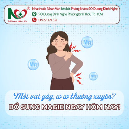 Picture for blog post MỎI VAI GÁY, CO CƠ THƯỜNG XUYÊN? BỔ SUNG MAGIE NGAY!