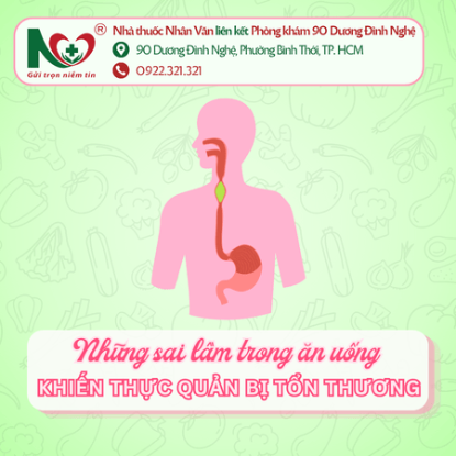 Picture for blog post NHỮNG SAI LẦM TRONG ĂN UỐNG KHIẾN THỰC QUẢN BỊ TỔN THƯƠNG