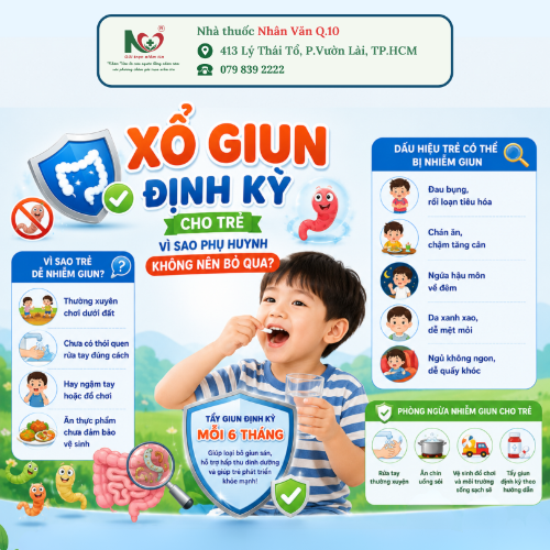 Picture for blog post XỔ GIUN ĐỊNH KỲ CHO TRẺ: PHỤ HUYNH KHÔNG NÊN BỎ QUA