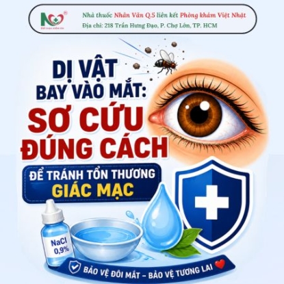 Picture for blog post ﻿DỊ VẬT BAY VÀO MẮT: SƠ CỨU ĐÚNG CÁCH ĐỂ TRÁNH TỔN THƯƠNG GIÁC MẠC