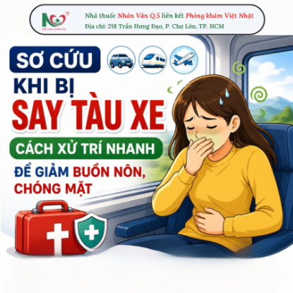 Picture for blog post SƠ CỨU KHI BỊ SAY TÀU XE: CÁCH XỬ TRÍ NHANH ĐỂ GIẢM BUỒN NÔN, CHÓNG MẶT