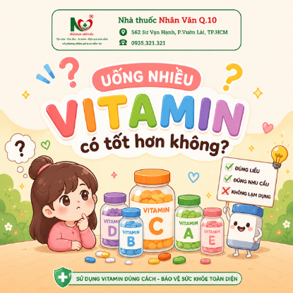 Picture for blog post UỐNG CÀNG NHIỀU VITAMIN CÀNG TỐT?