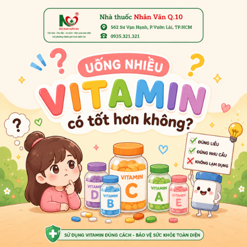 Picture for blog post UỐNG CÀNG NHIỀU VITAMIN CÀNG TỐT?