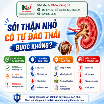Picture for blog post SỎI THẬN NHỎ CÓ TỰ ĐÀO THẢI ĐƯỢC KHÔNG?