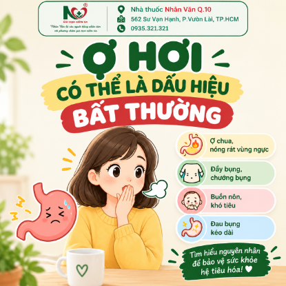 Picture for blog post Ợ HƠI CÓ THỂ LÀ DẤU HIỆU BẤT THƯỜNG